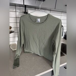 H&M Olive Long Sleeve Tee